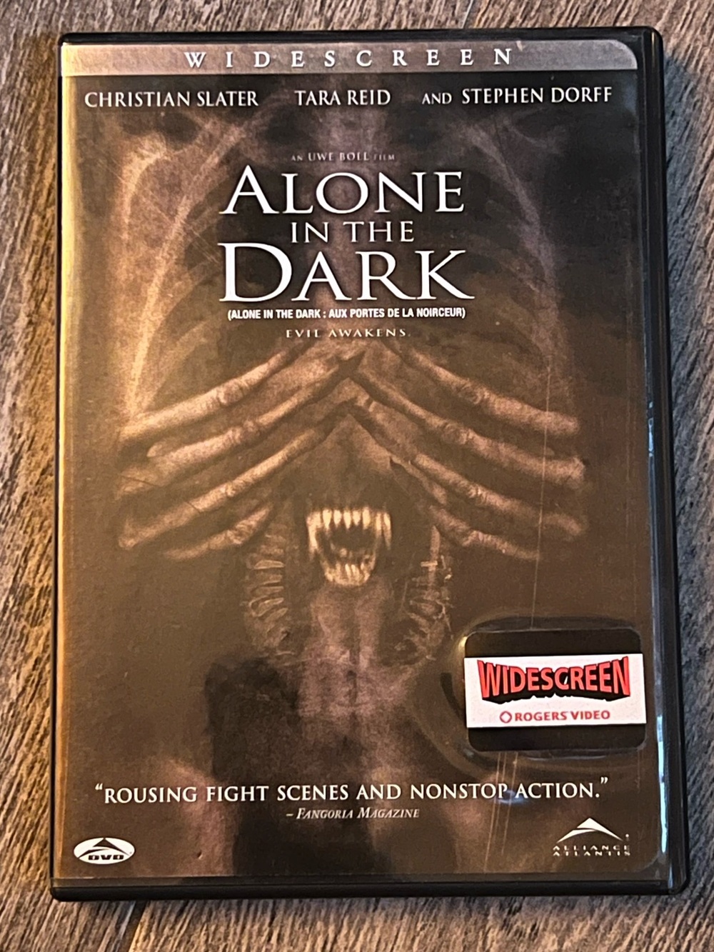 5/$20 Alone in the Dark Widescreen DVD Christian Slater Tara Reid Horror Scary